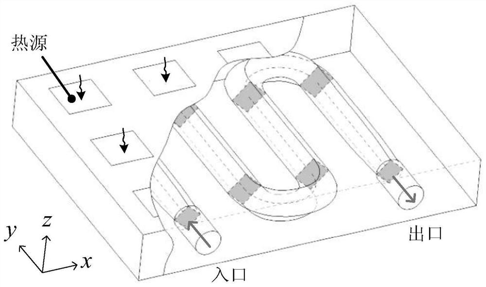 Optimal design method of conjugate heat transfer radiator with variable cross-section runner