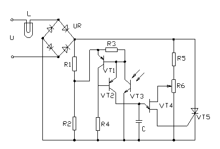 Alternating current voltage regulating device for projection lamp