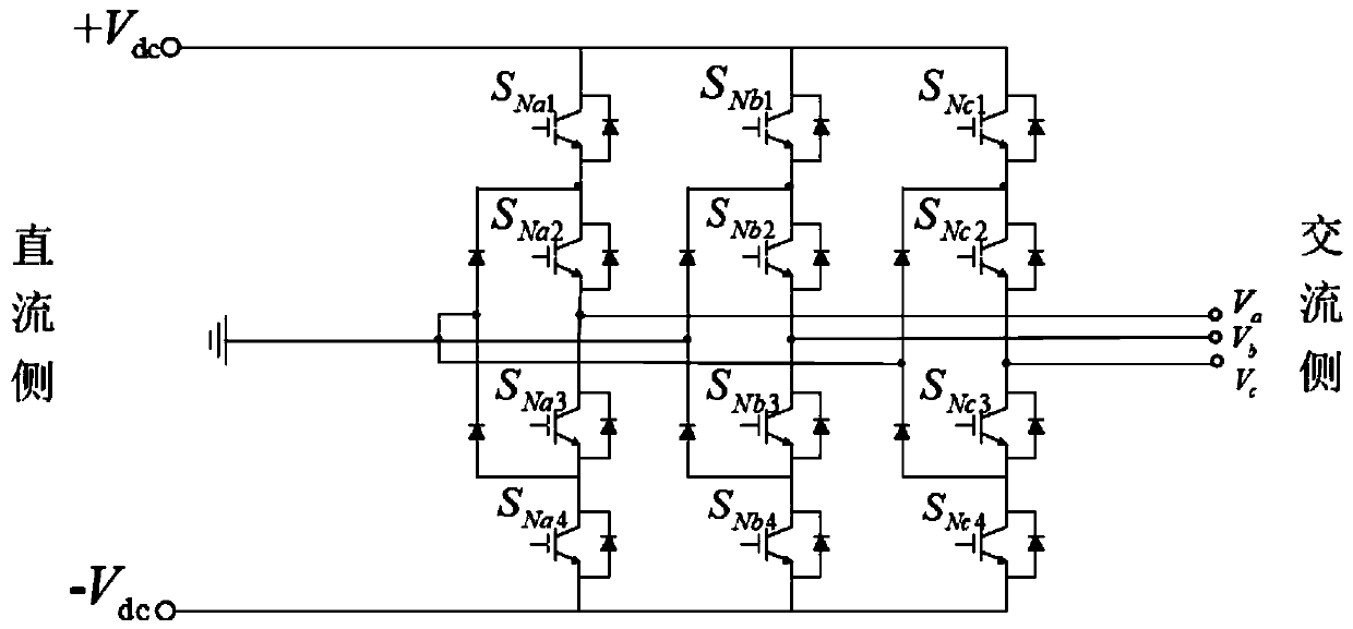 Electromagnetic transient modeling and calculating method for power grid comprising multi-voltage-source converter