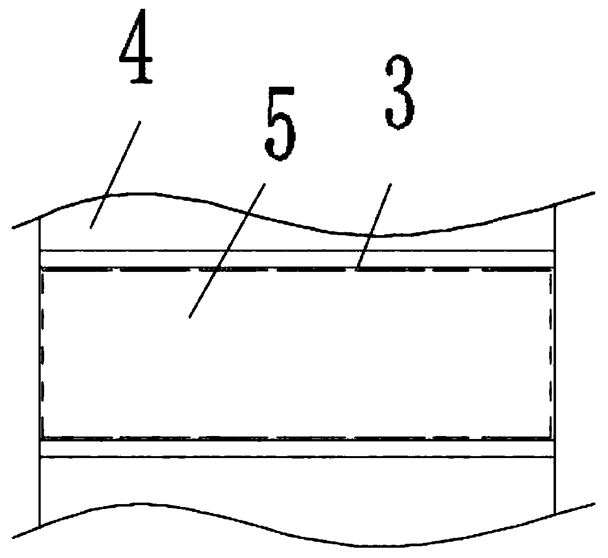 Method for manufacturing composite curtain