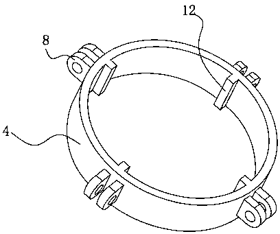 Anti-falling safety supporting device special for inspection well