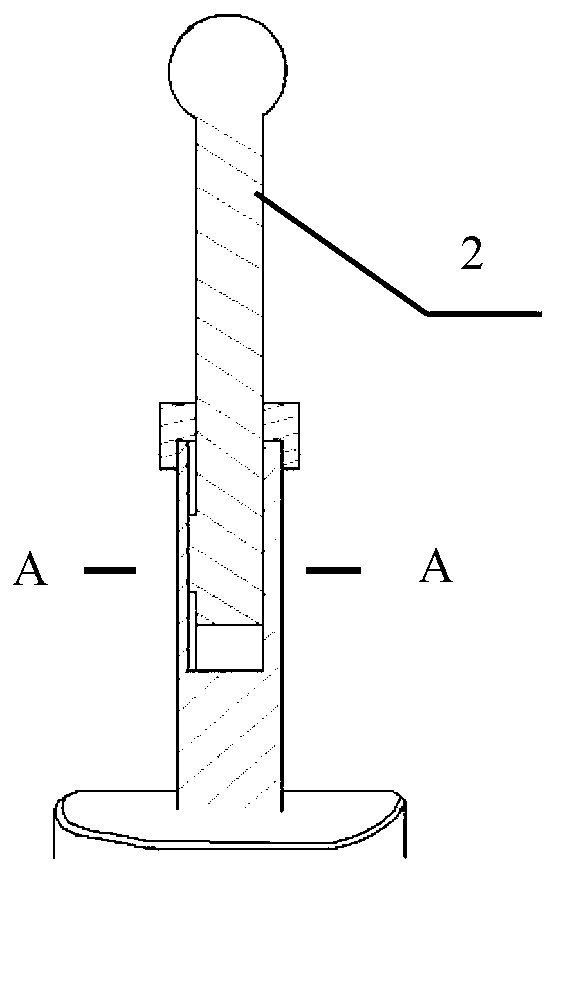 Car shift level structure and car