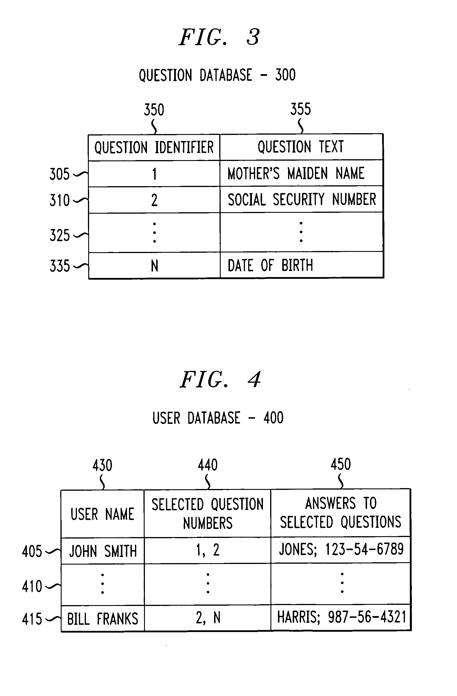 Method and apparatus for authenticating a user using verbal information verification