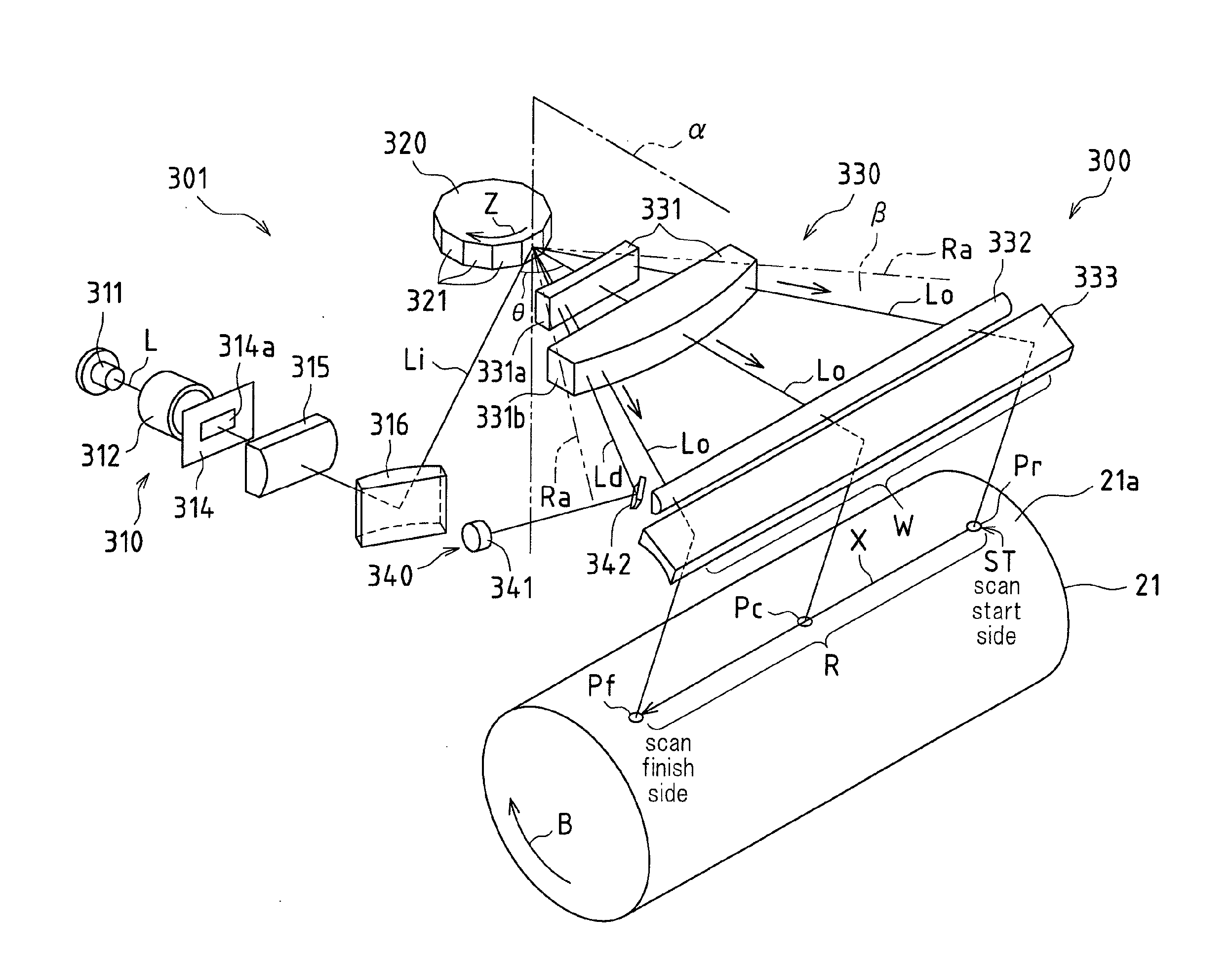 Optical scanning device and image forming apparatus including the same