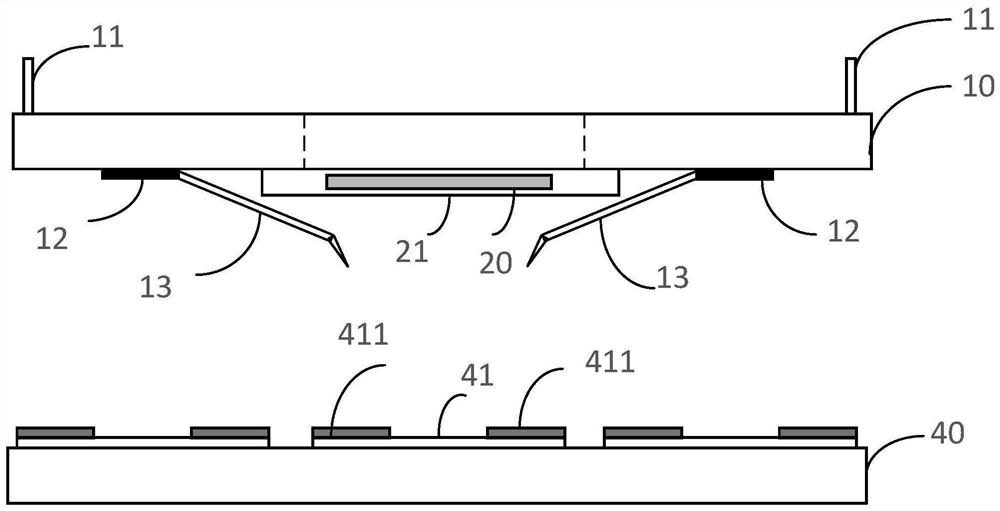 Probe card, detection device and wafer detection method