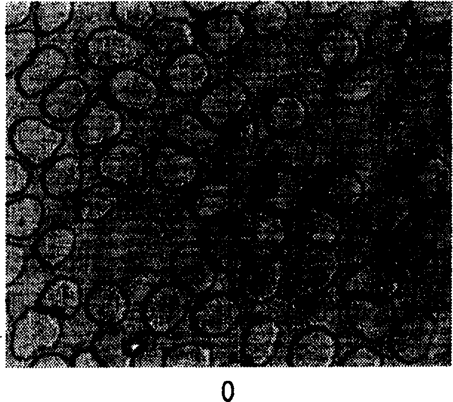 Method for determining the existence and/or content of an analyte in a blood sample, and detecting element