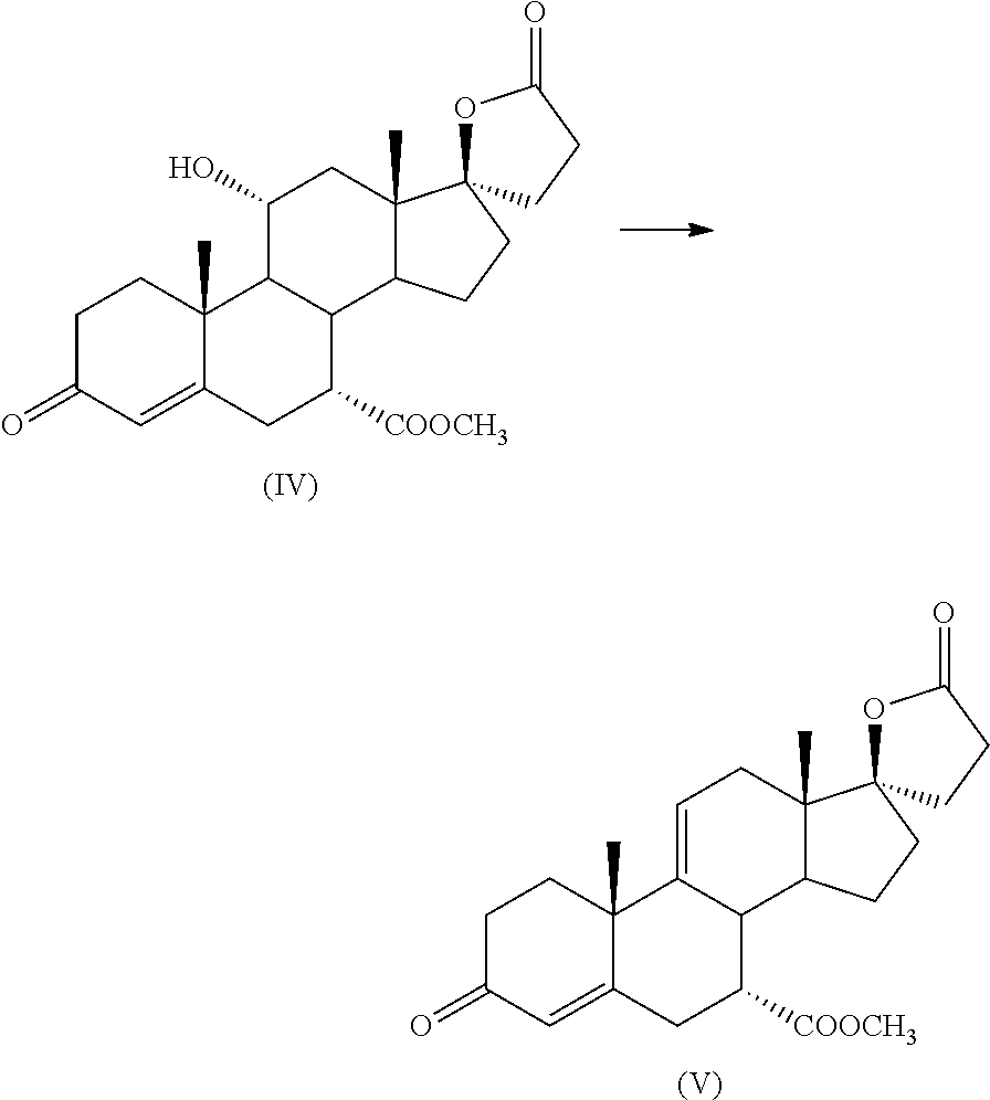 Process for the preparation of 7 α-(methoxycarbonyl)-3-OXO-17alpha-pregn-4,9(11)-dien-21,17-carbolactone, a useful intermediate for the synthesis of molecules with pharmacological activity