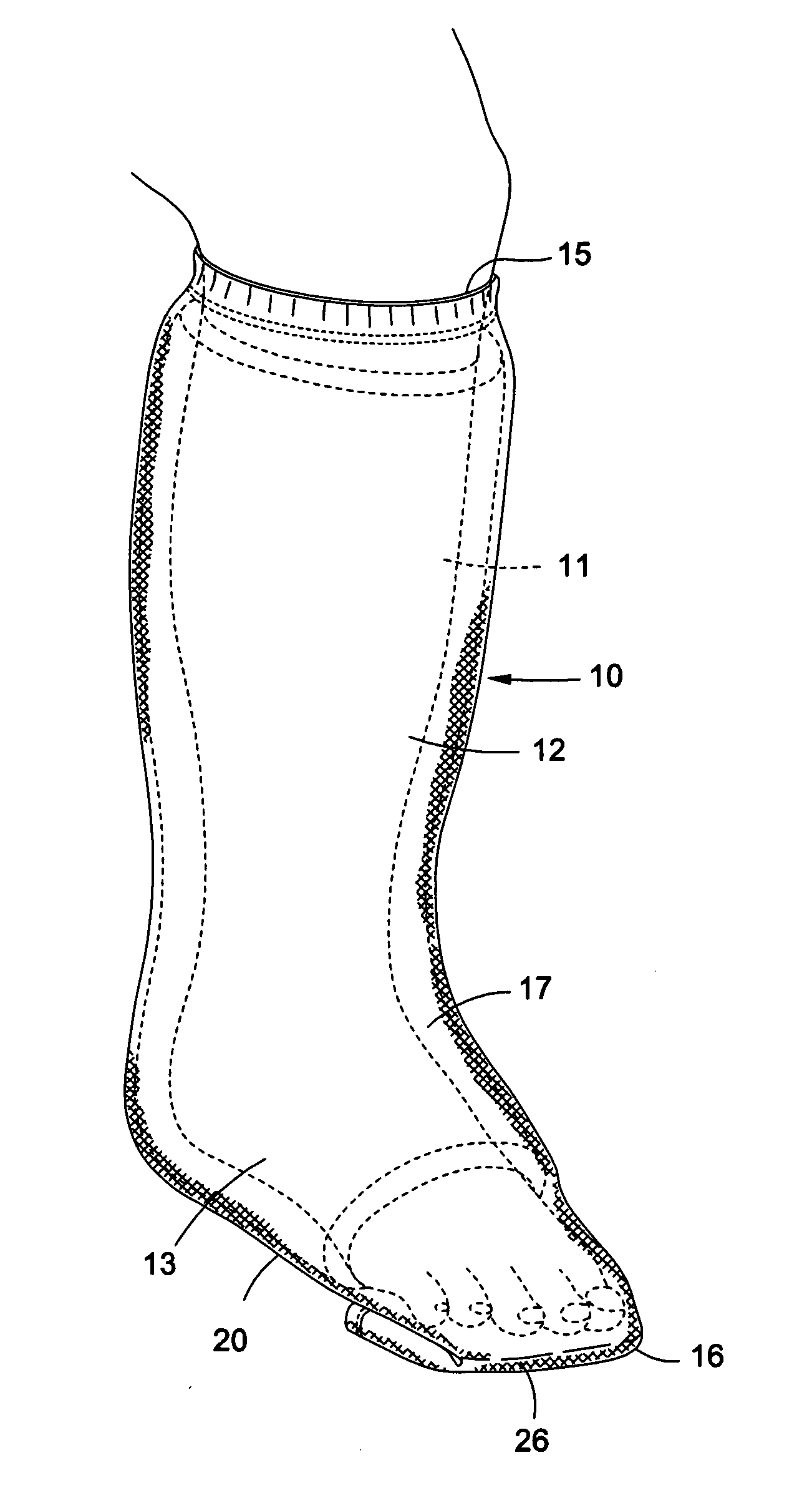 Leg cast covering apparatus