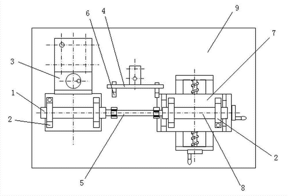 Performance test bench for electric spindle