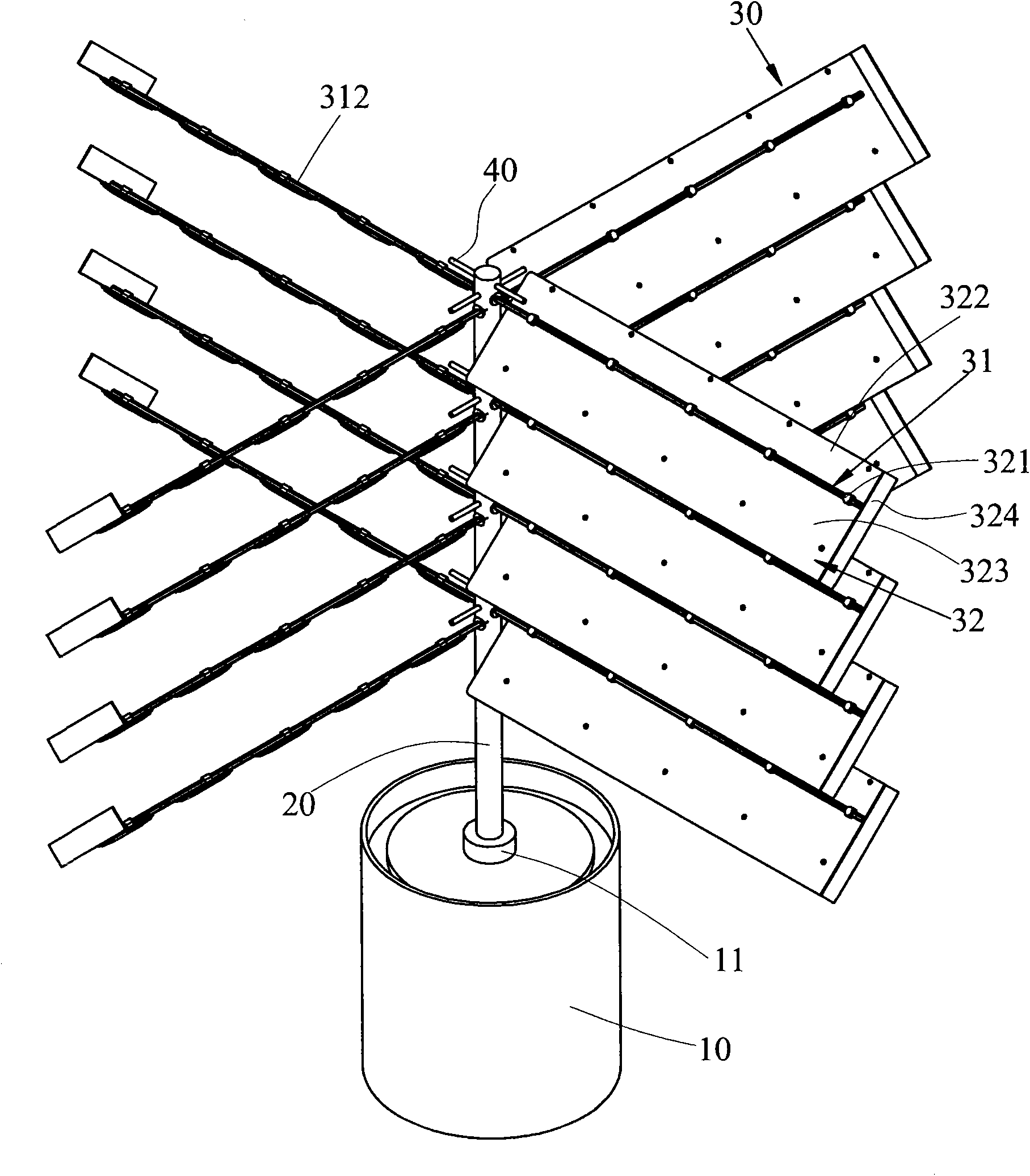 Wind power generation structure