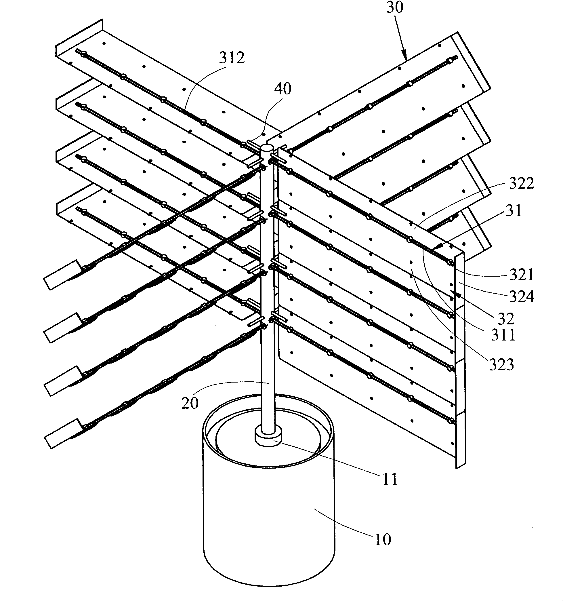 Wind power generation structure