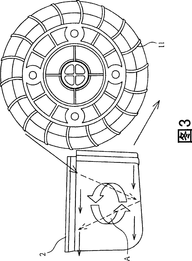 Engine wind-guiding cover structure