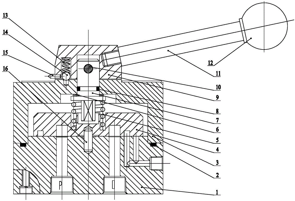 Four-position seven-way reversing valve