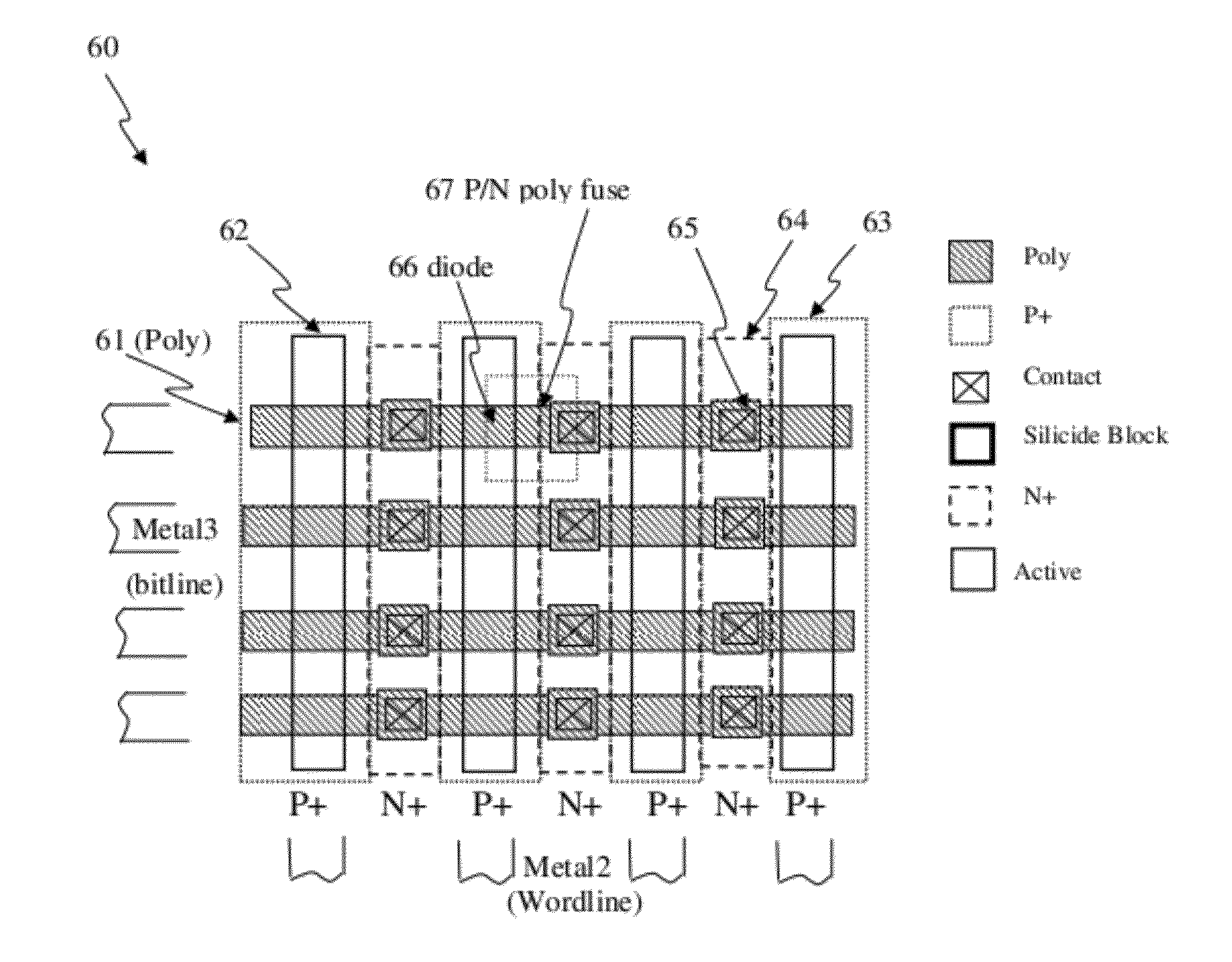 Sensing Circuit For Programmable Resistive Device Using Diode as Program Selector