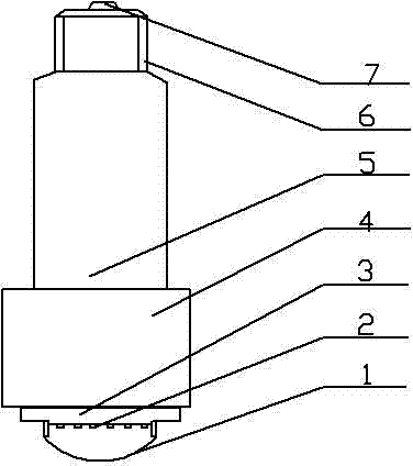 Radiating structure of heat accumulating light emitting diode (LED) lamp