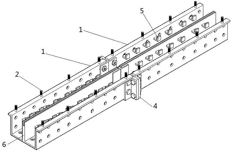 Wire duct structure for electrical operation