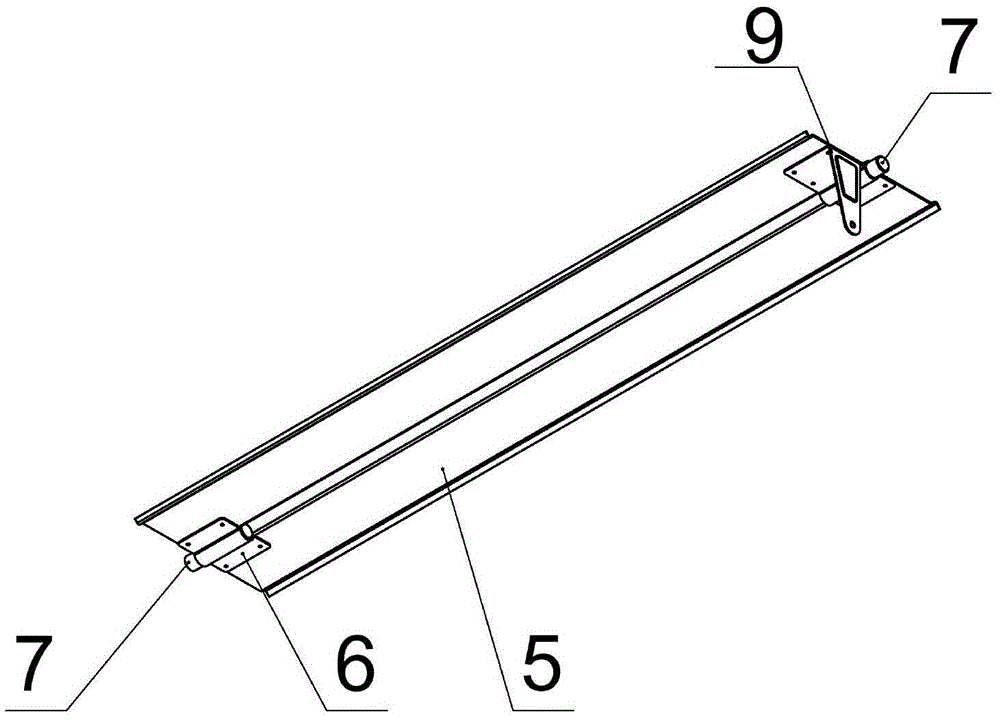 A manual steel rain-proof shutter