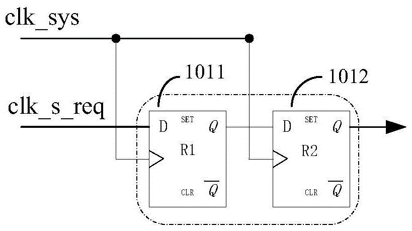 Burr-free switching circuit for supporting multi-way clock
