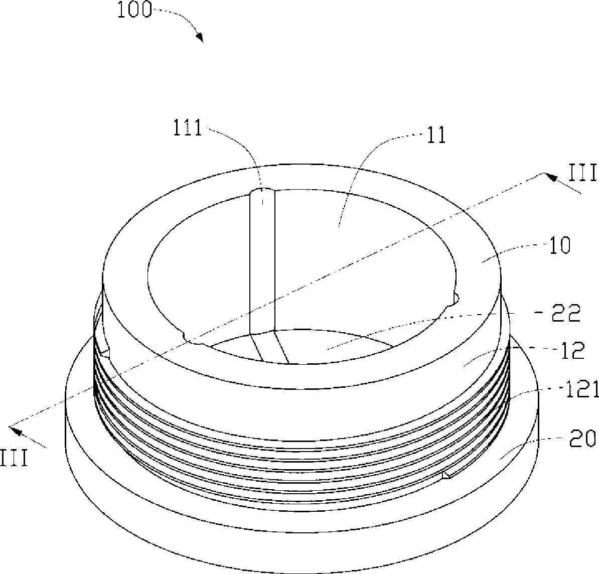 Drawtube, lens module with the same, and lens module assembling method