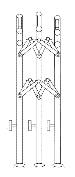 Support device for plankton net