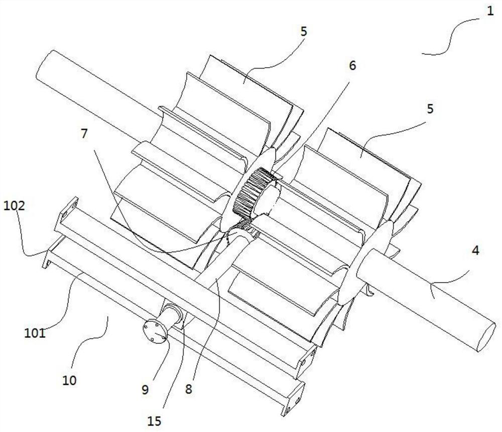 Two-stage propeller for ship