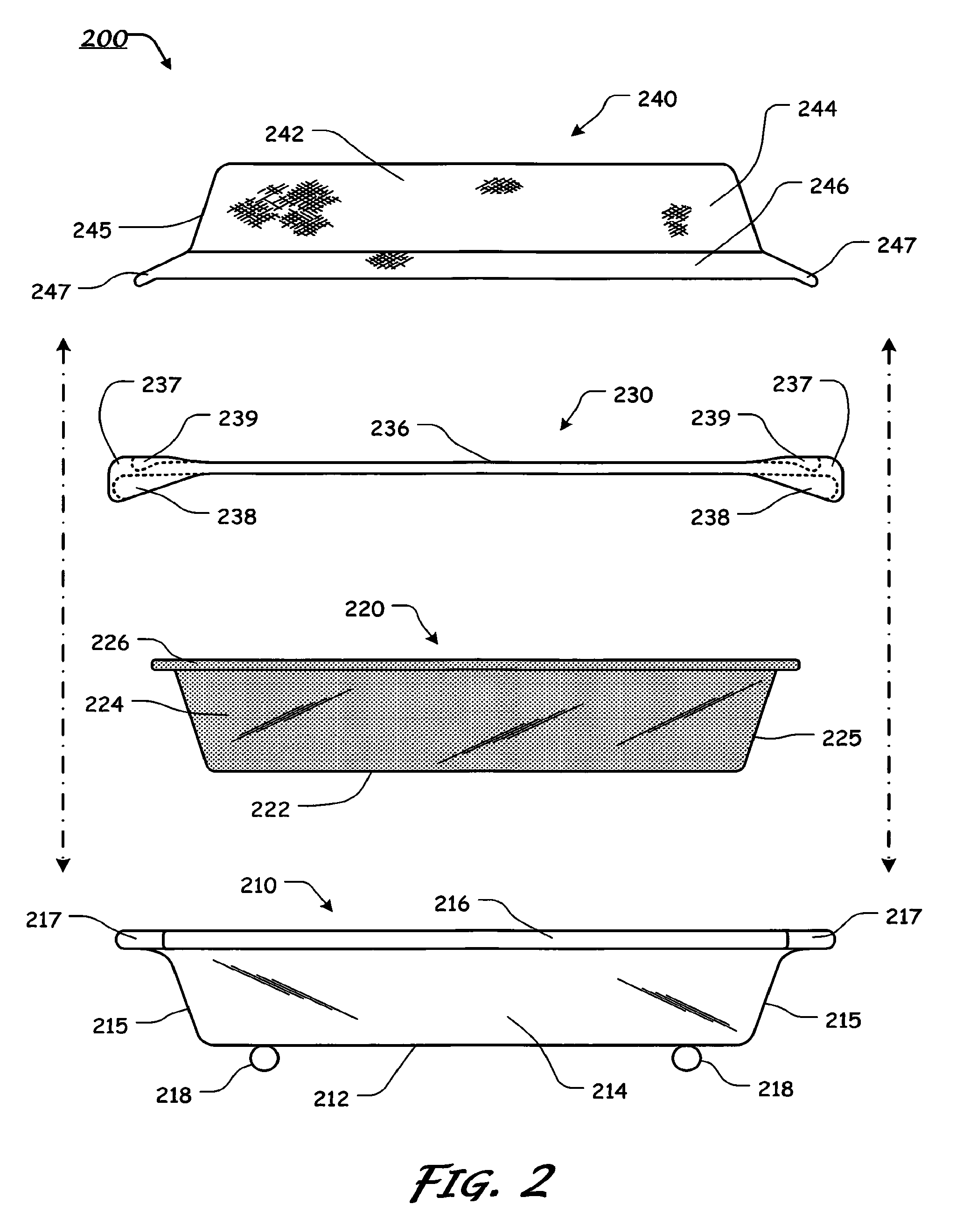 Decorative serving container system