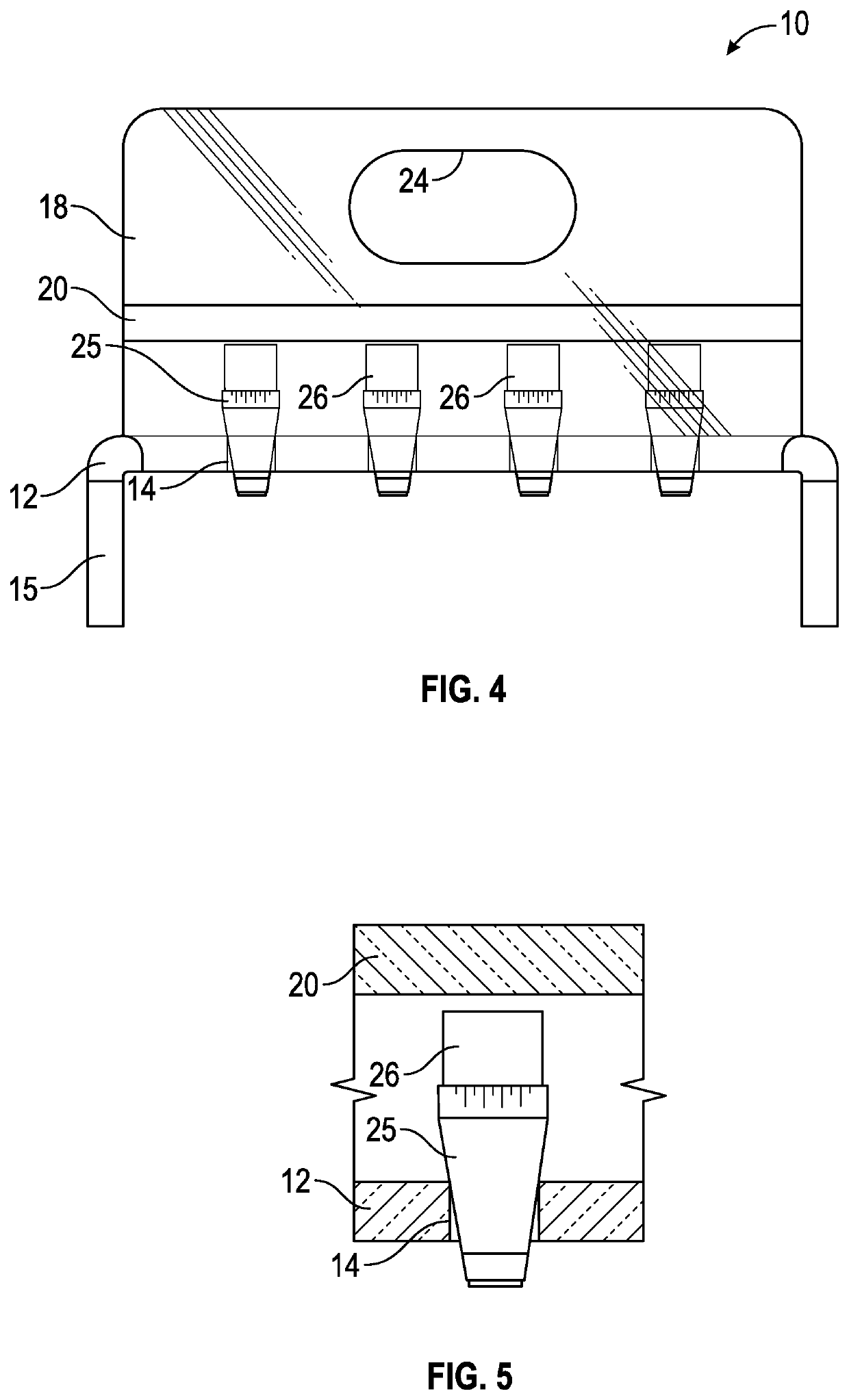 Holder for disinfection of tonometer tips or the like and method of use
