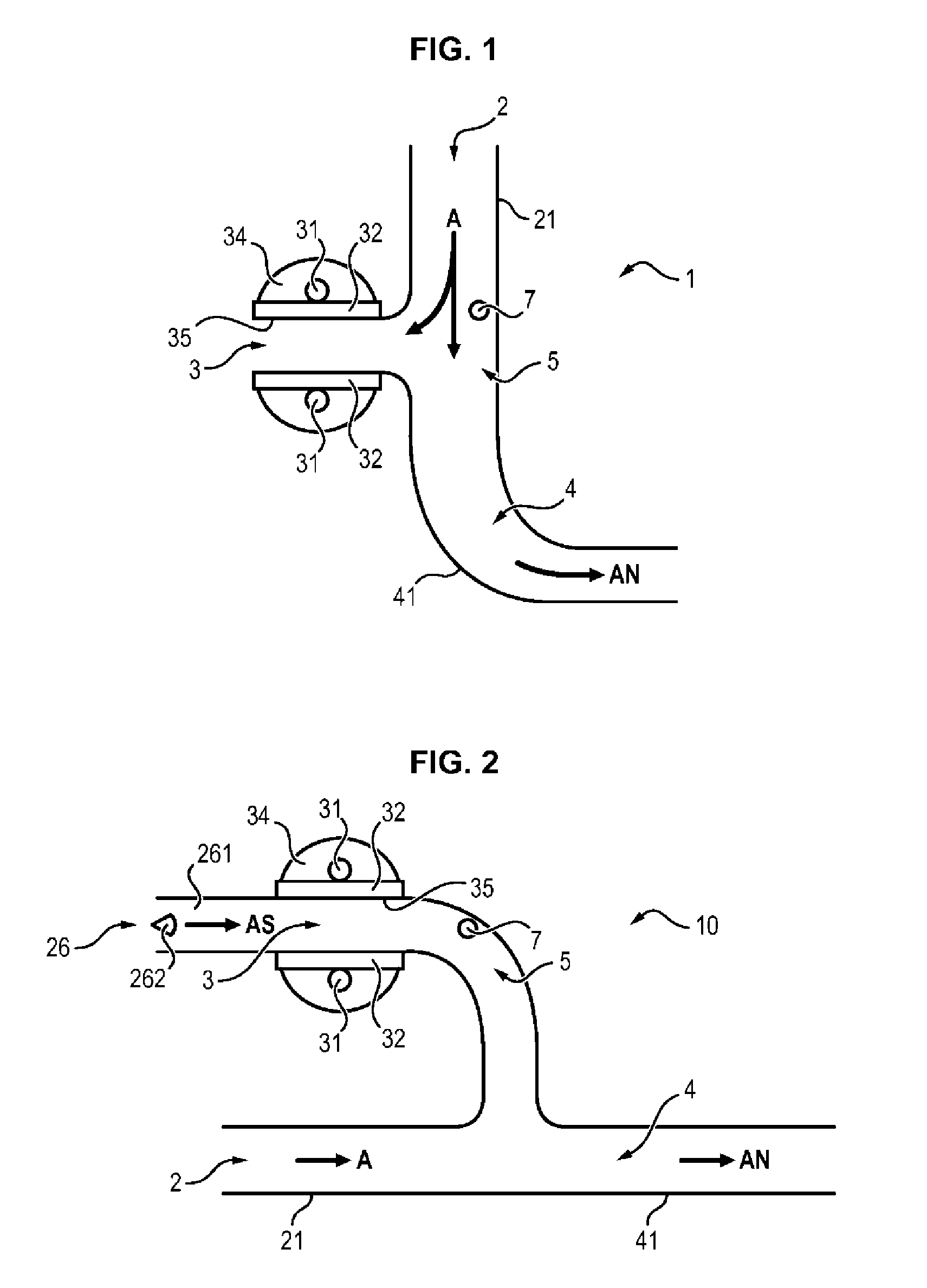 Device for controlling the charge of an aerosol post-discharge