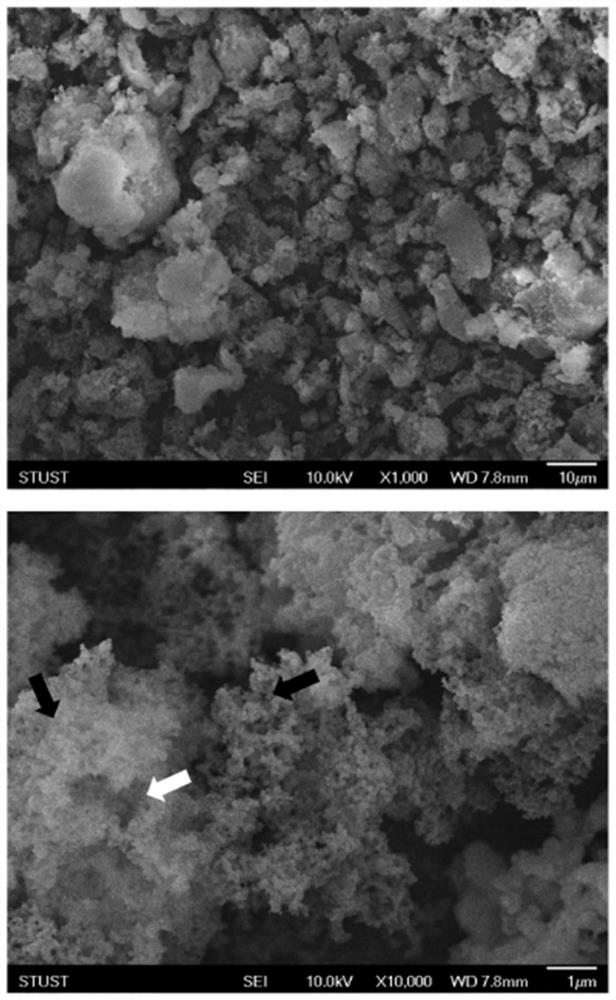 Method for Continuously Preparing Core-Shell Phophilic Bipolar Composite Airgel Powder