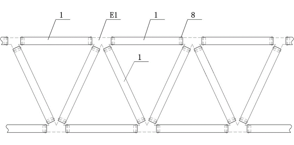 Thin-wall inner flanging C-shaped steel truss connectors and composite truss