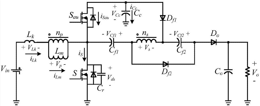 Soft switching implementation method of single-phase high-gain boost converter