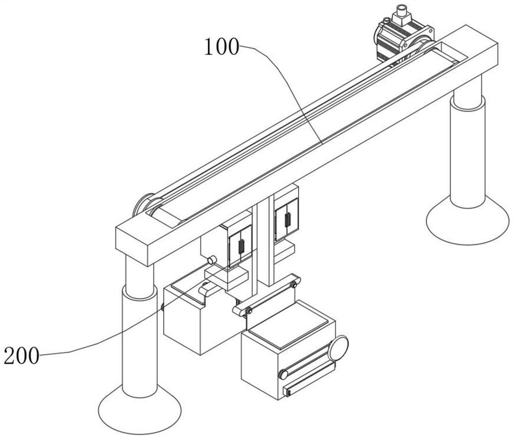 A long-distance conveying device for bag-type dust-removing powdered magnesium sulfate
