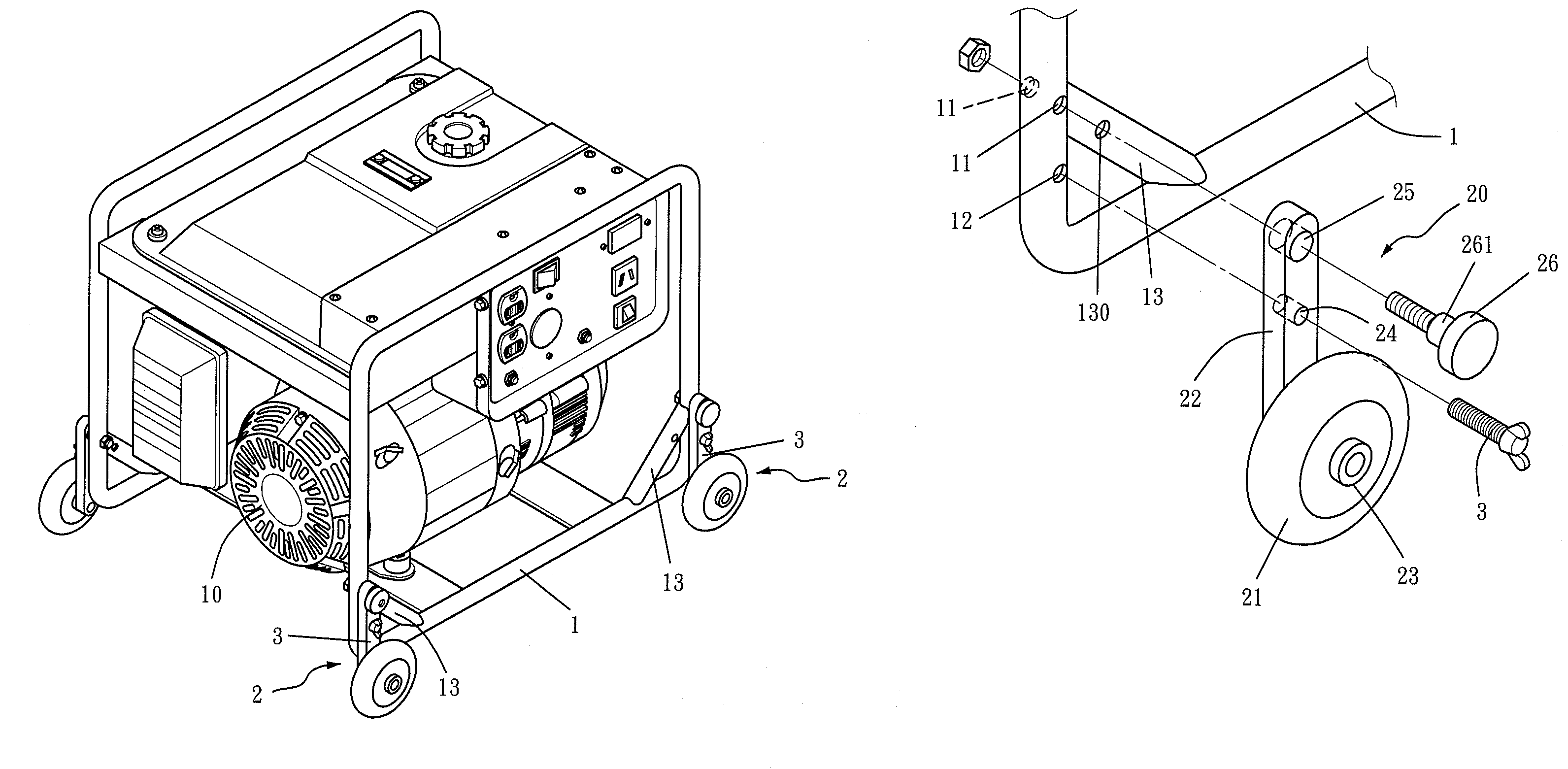 Roller Apparatus For Generator, Pump and The Like
