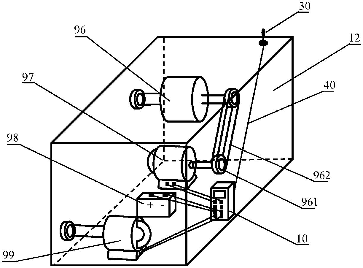 Traction type ocean environment automatic monitoring system driven by wave energy