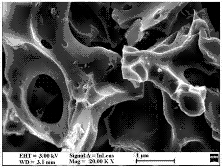 Biomass porous carbon material based on watermelon peel and preparation method and application of biomass porous carbon material