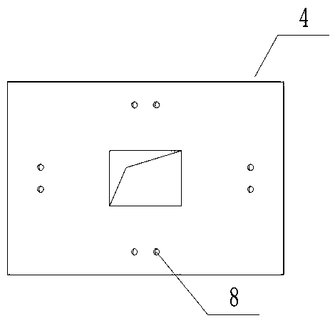 Plate-beam column earthquake (vibration) isolation connecting device