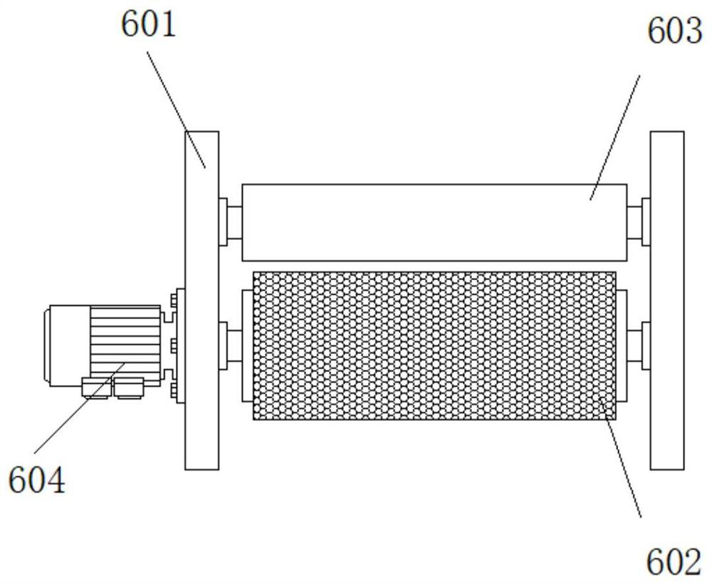 Plastic film processing and forming device