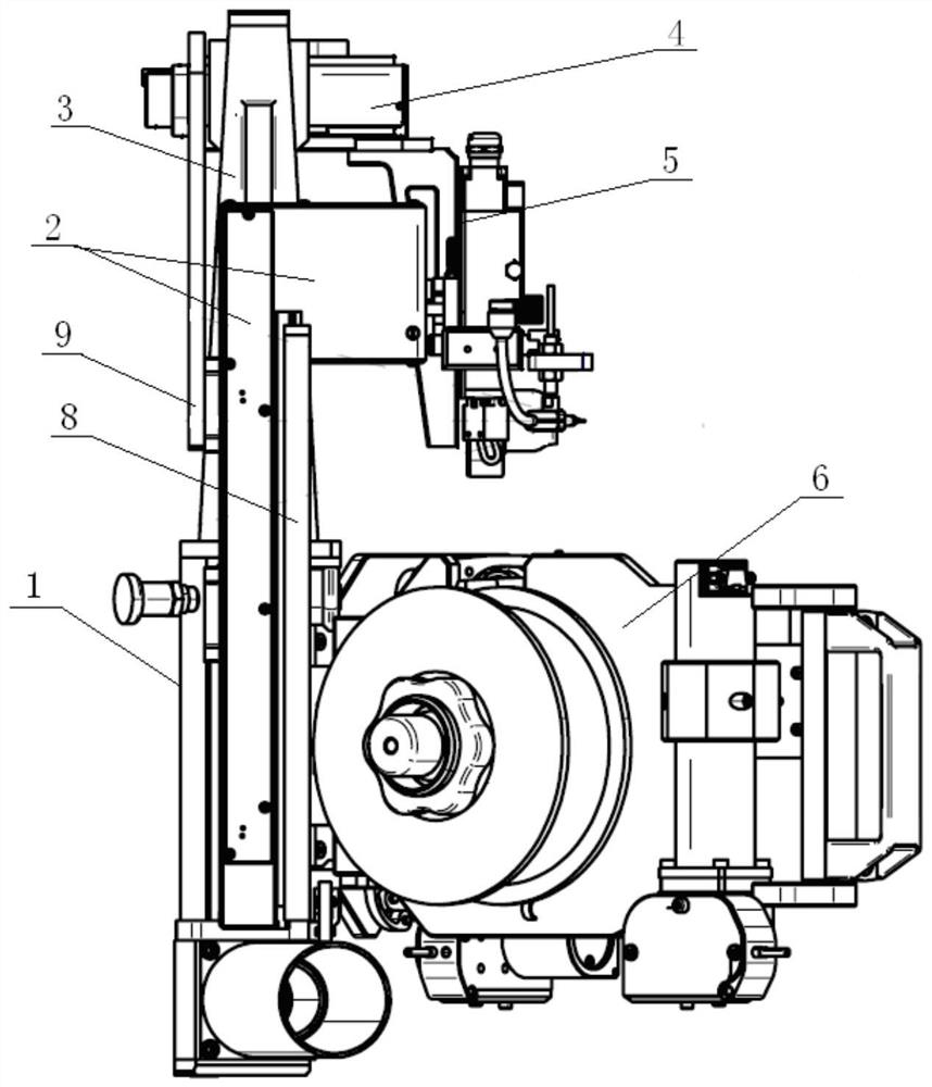 A remote visual all-position automatic argon arc welding device for pipelines