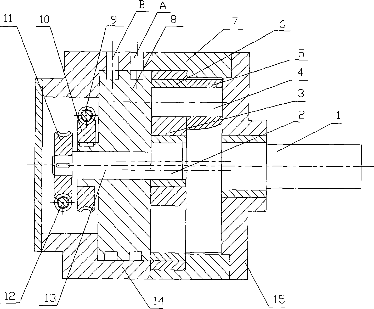 Double-cycloid rotor variable pump