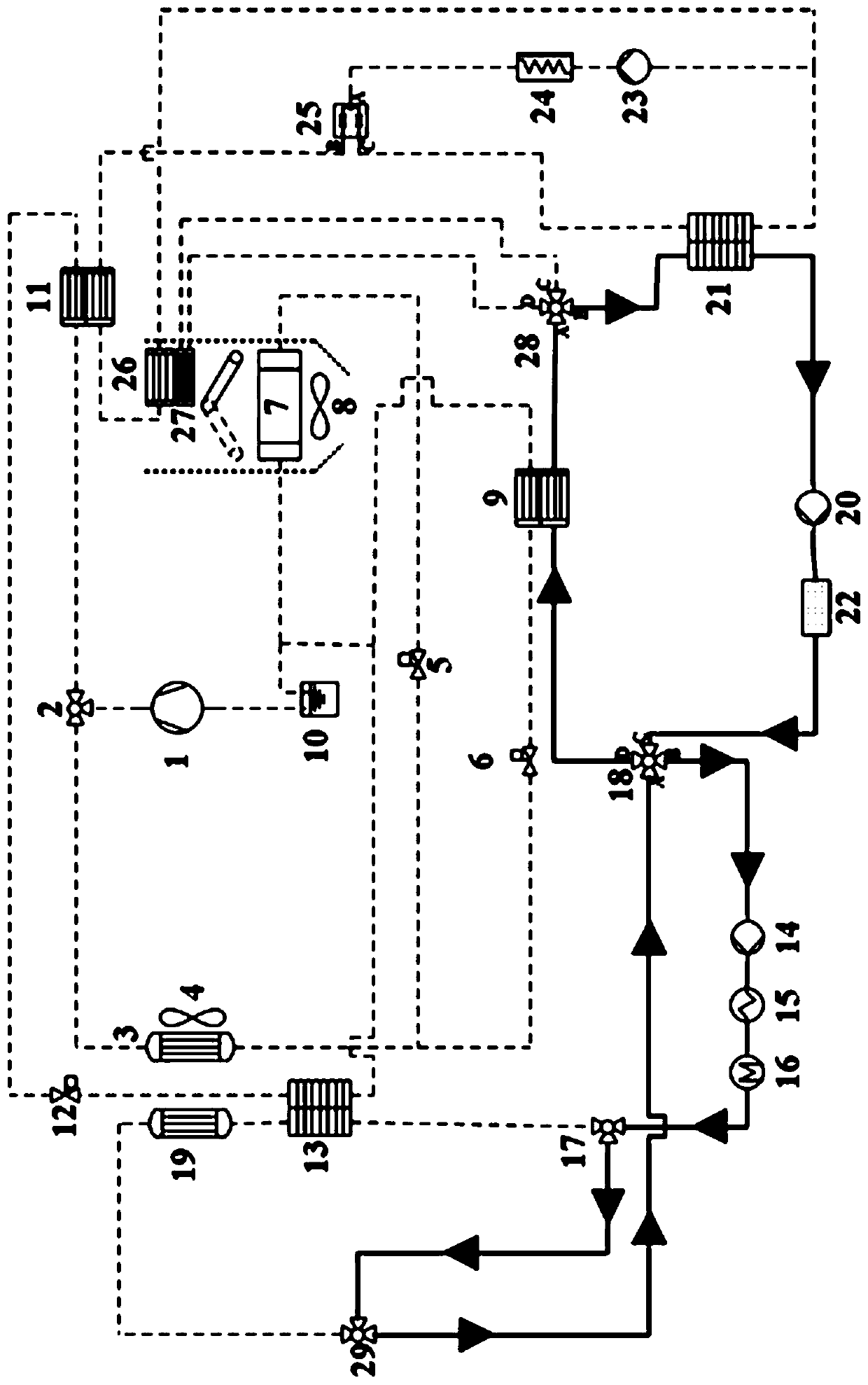 Heat management system for electric vehicle