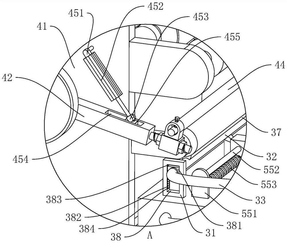 Efficient impurity removing device for carding machine