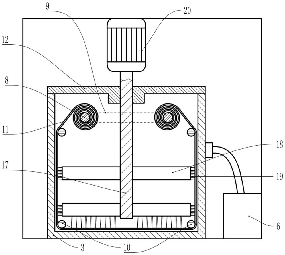 An energy-saving building water circulation system