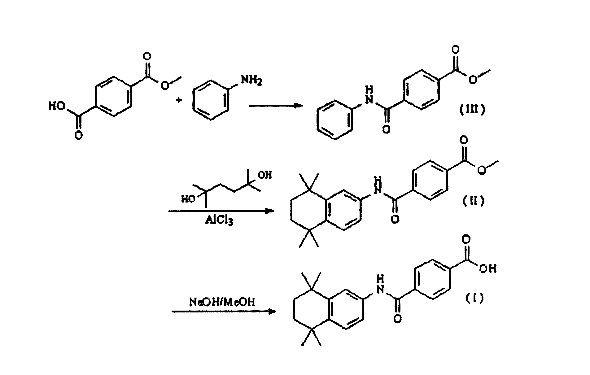 Synthesis method of tamibarotene