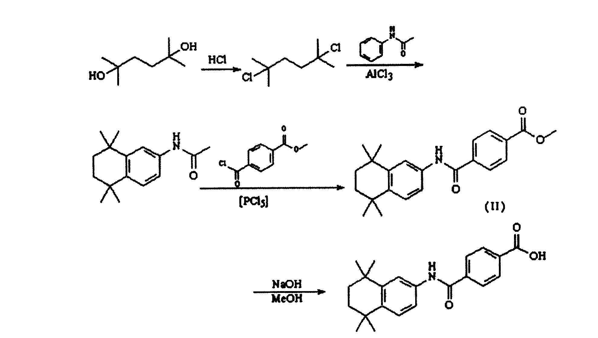 Synthesis method of tamibarotene