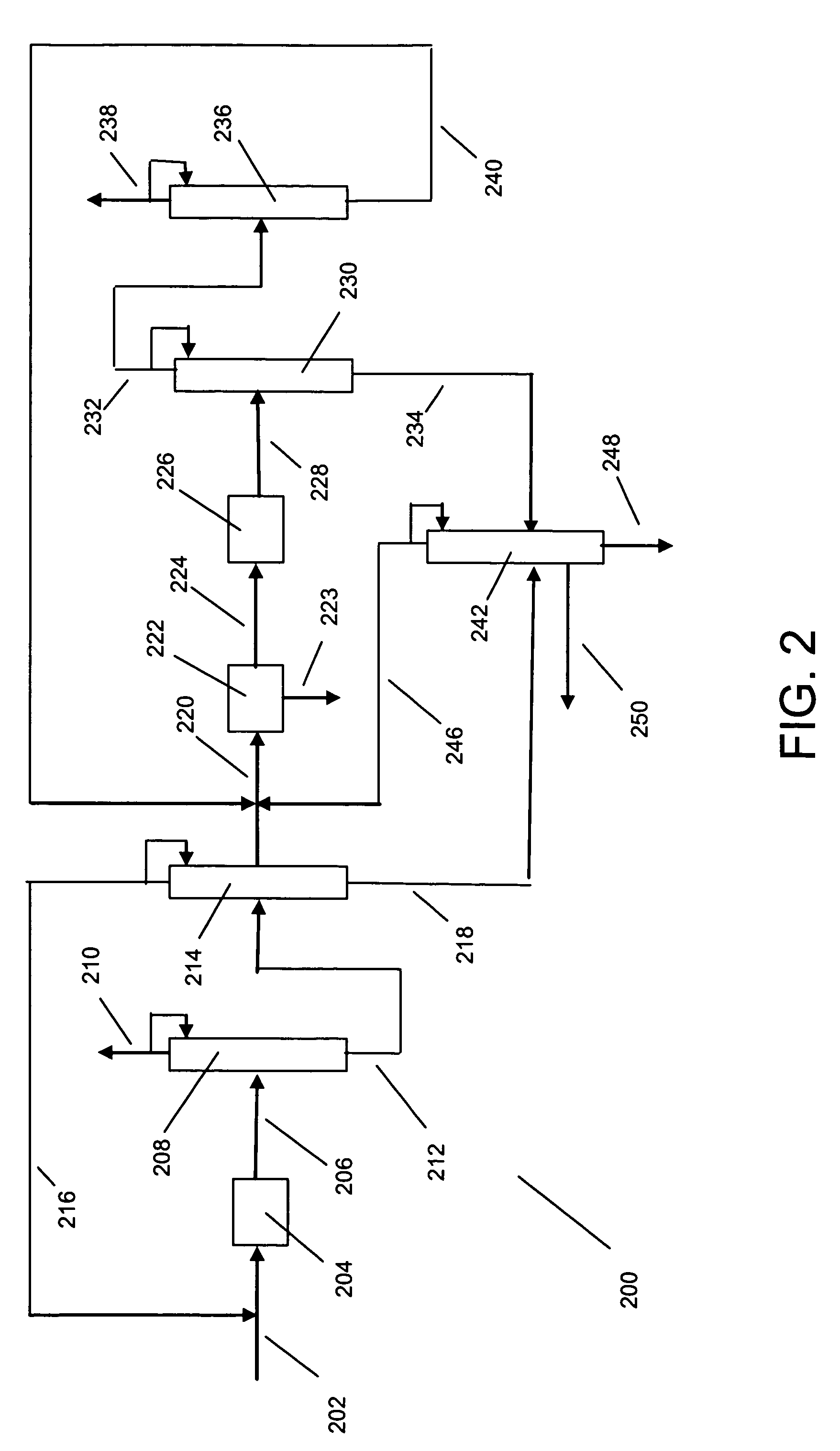 Process for making xylene isomer using a deheptanizer with a side draw recycle