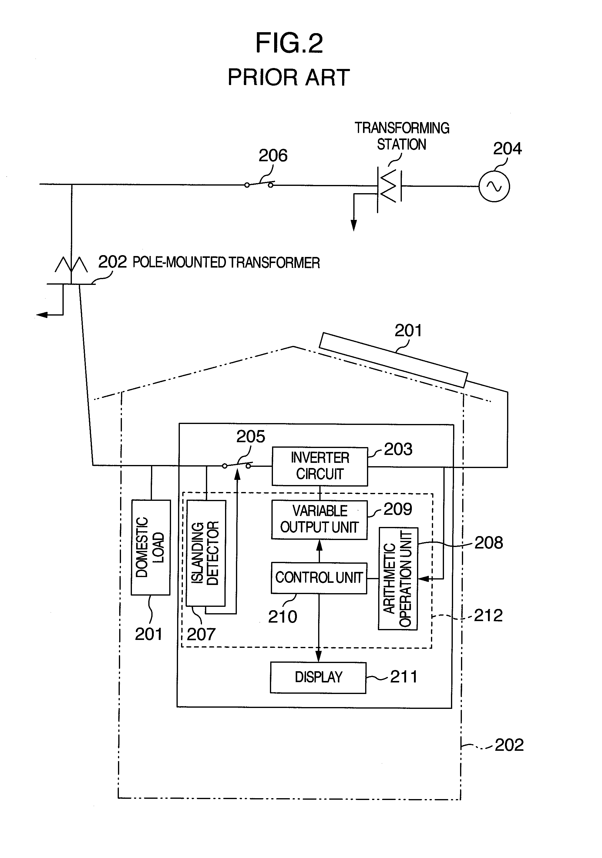 Renewable electricity generation system, electric power measurement device and method