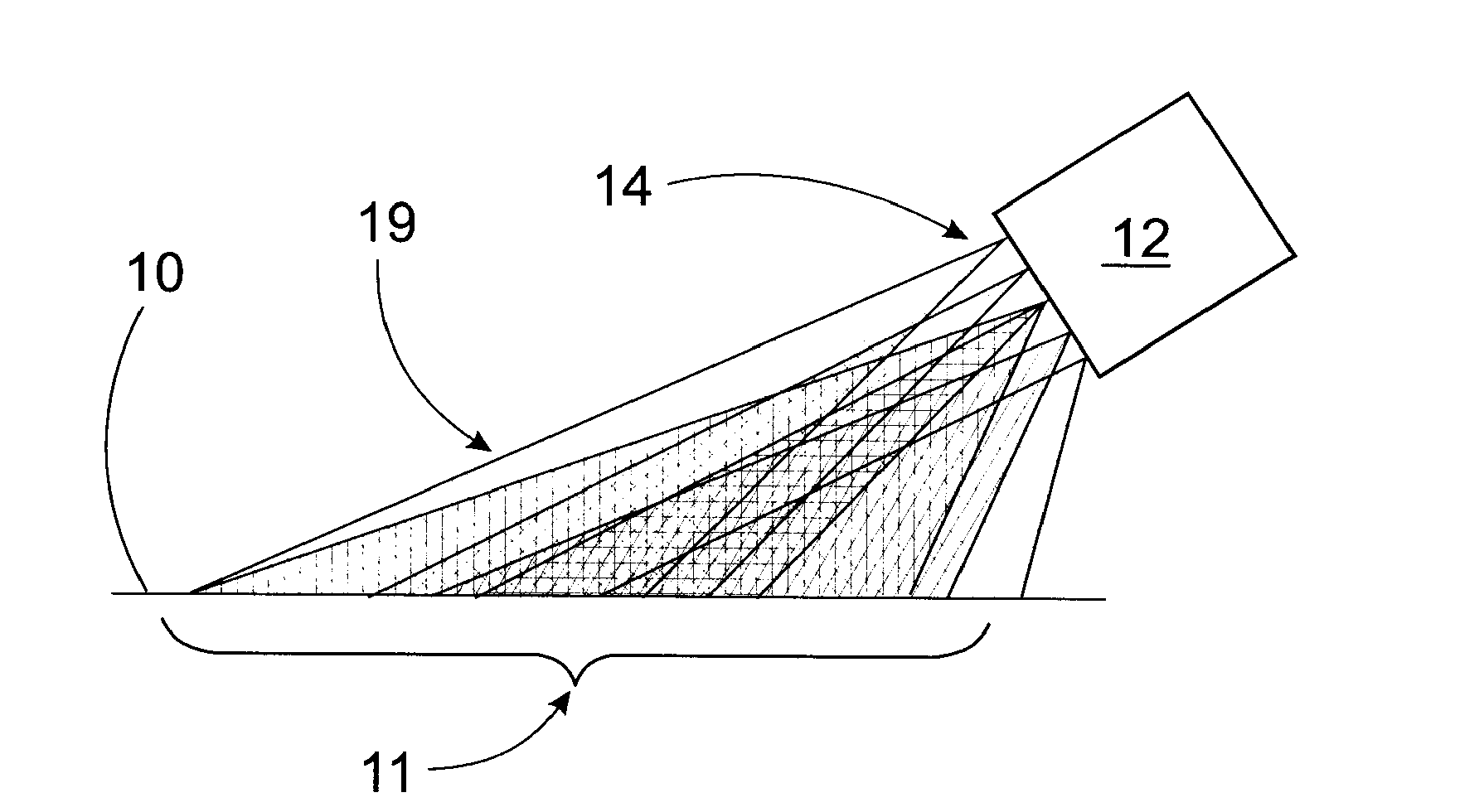 LED light matrix equipped with impulse means