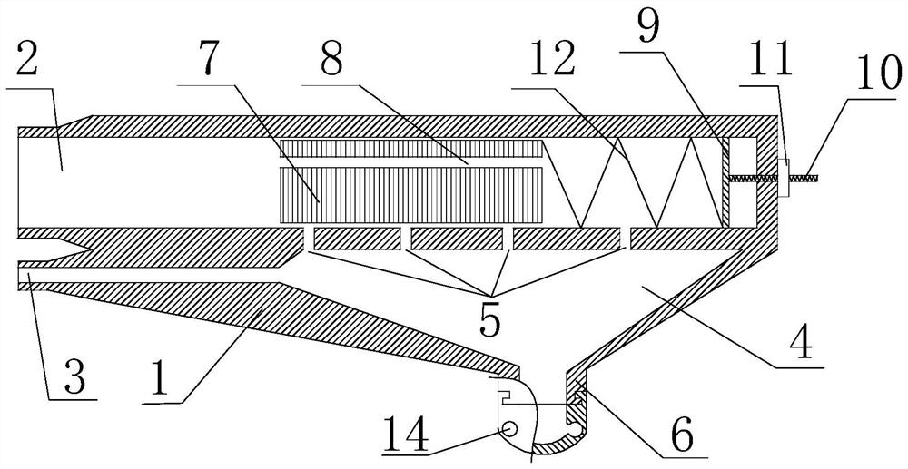 A steady flow spray device