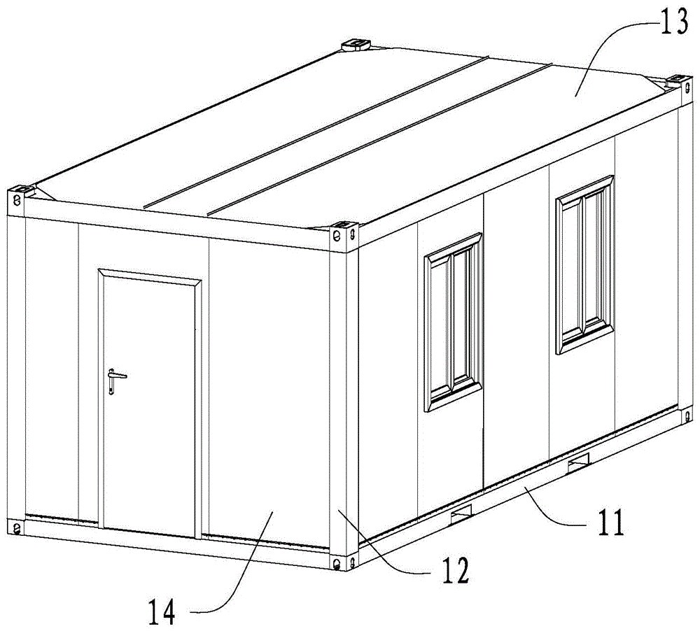Corner post connecting structure and detachable box-type house with corner post connecting structure