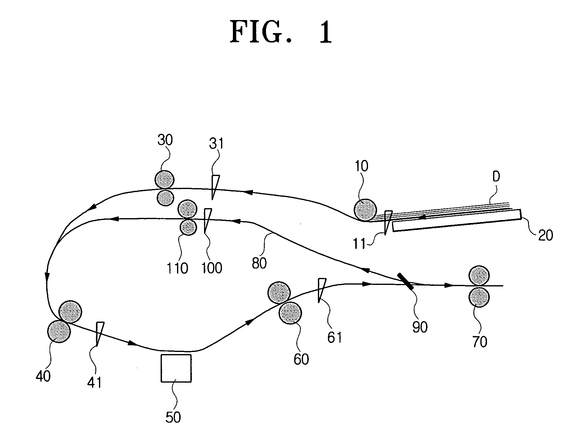 Paper feeding control method for automatic document feeder